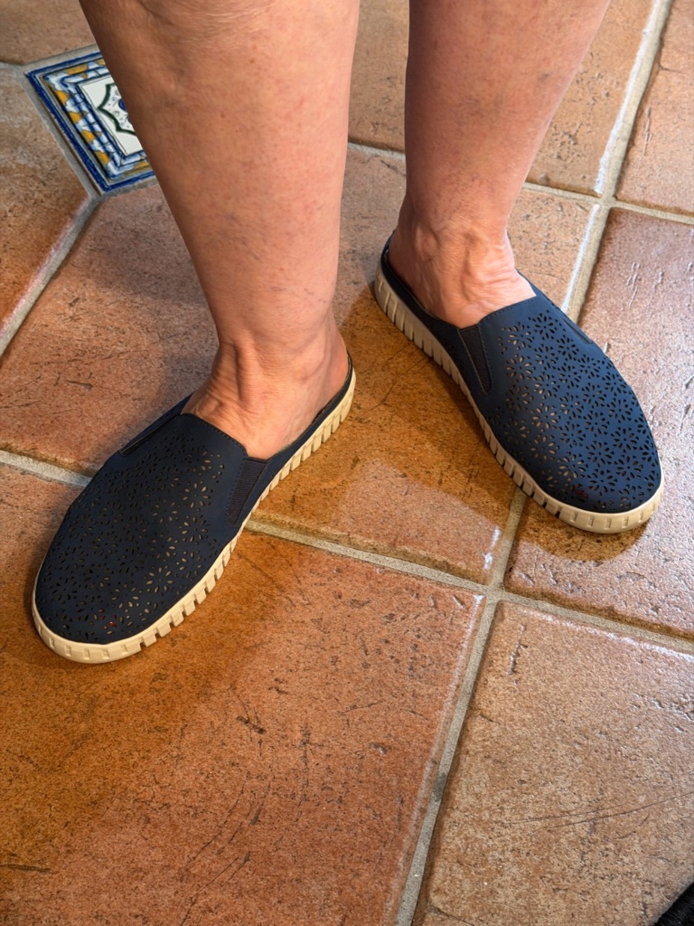 J Sport Navy Comfy Mules